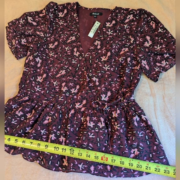 Madewell Peplum Blouse -szS - Picture 9 of 10